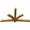 Ekena Millwork Davenport Rough Sawn Timber Gable Bracket, Western Red Cedar, 108"W x 63"H x 6"D x 6"F, 14/12 Pitch GBW108X63X0606DAV00RWR - alternate 4